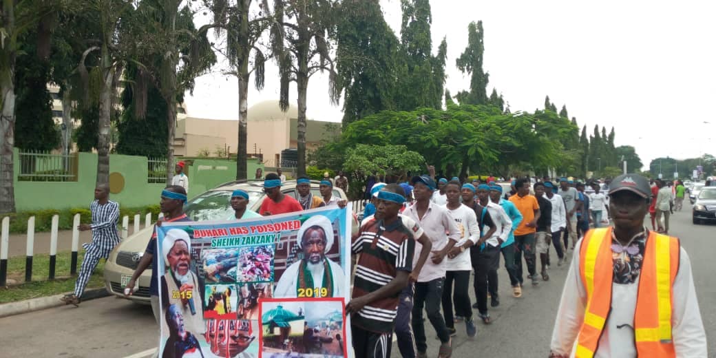  free zakzaky protest in abuja on thurs 18th july 2019